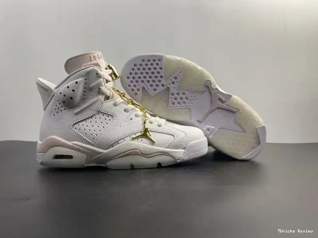 Rep TBK Retro Gold Jordan Hoops Air (W) 6 DH9696-100 0412